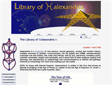 Tablet Screenshot of halexandria.server299.com