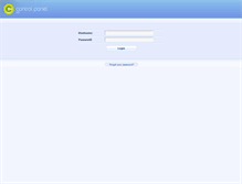 Tablet Screenshot of cp.server299.com